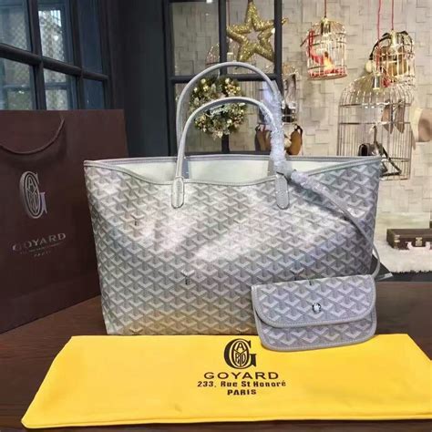 goyard bag light grey|goyard bags for sale.